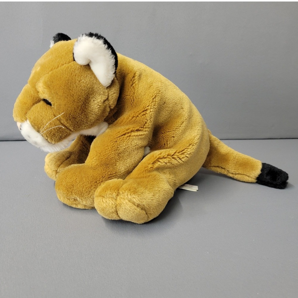 Wild Republic Cougar Mountain Lion Plush Realistic Wildlife Toy Kids Tan 14in